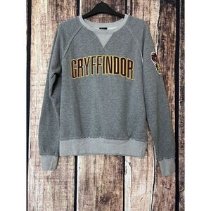 UNIVERSAL STUDIOS Wizarding World Harry Potter Gryffindor Sweatshirt Gray Size S